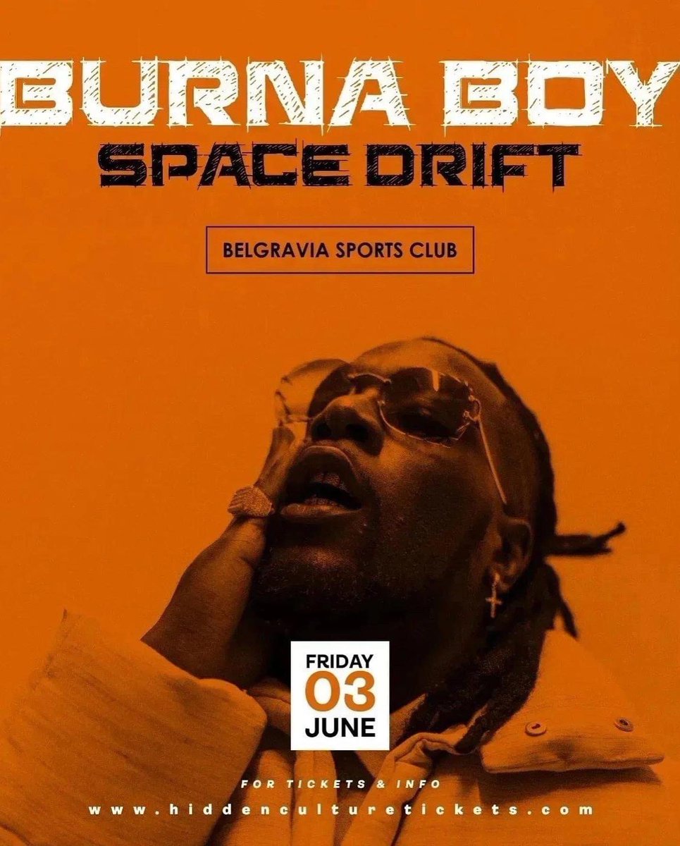 KayseConnect's tweet photo. 3 JUNE Burna Boy Space Drift  
Are YOU ready? 💥⚡🔥
Buy your tickets from: 

#DialADrinkZw
#Gavarestaurant
@BootiesP 
@LugarDePollo 

Limited tables and packages available❗To book: email info@hiddencultureonline.com

For more info: 

https://t.co/lNLdf1ph1V
Hidden Culture https://t.co/n6vKmaiuls