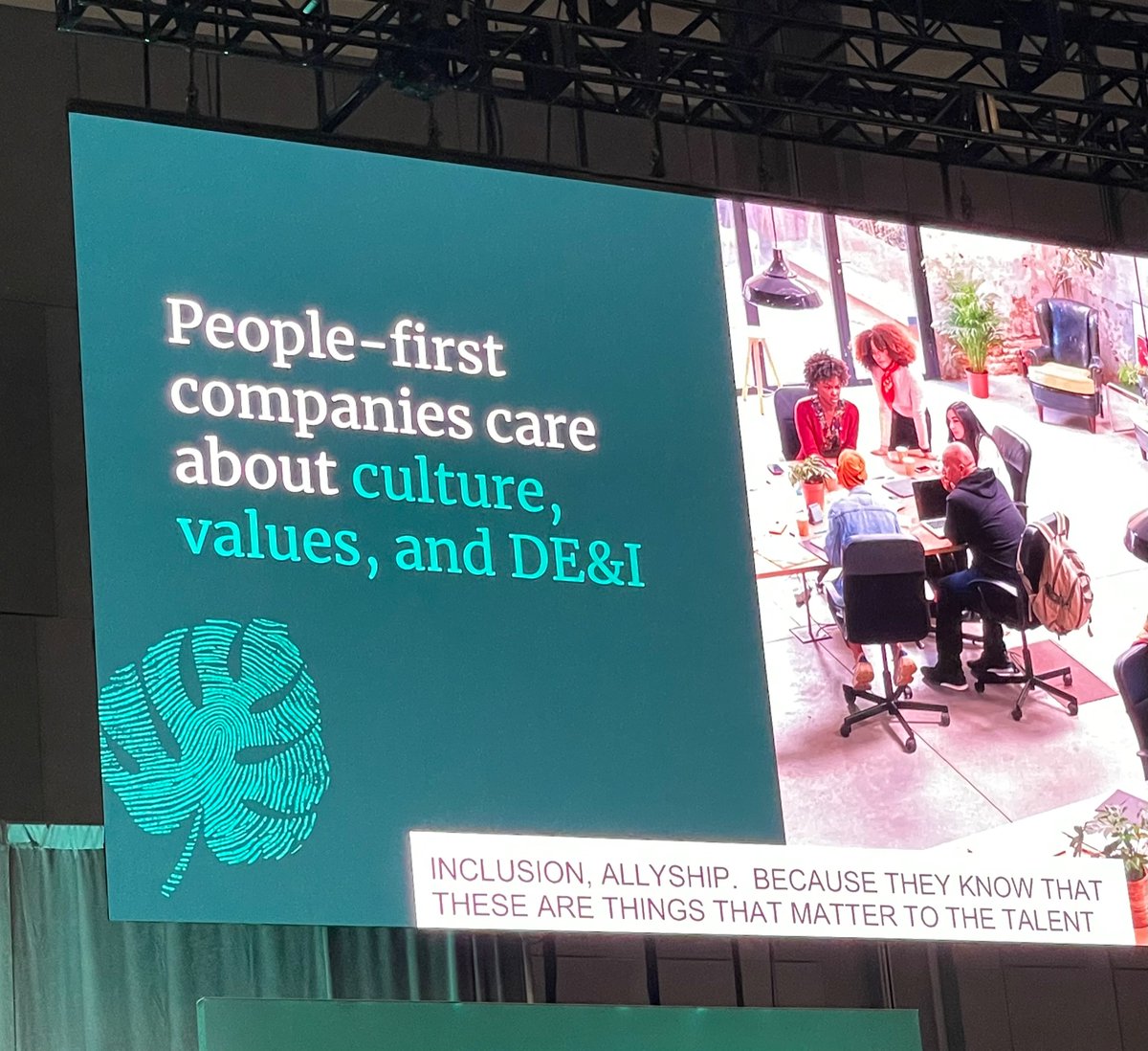 SLorenaR30's tweet photo. Incredible start to #greenhouseopen22! It’s wonderful to be back in person and learning from some of the best in Talent Aquisition! Sharing some thought provoking quotes! 
#PeopleFirst #DEI #TalentAquisition https://t.co/YPoZyao5DN