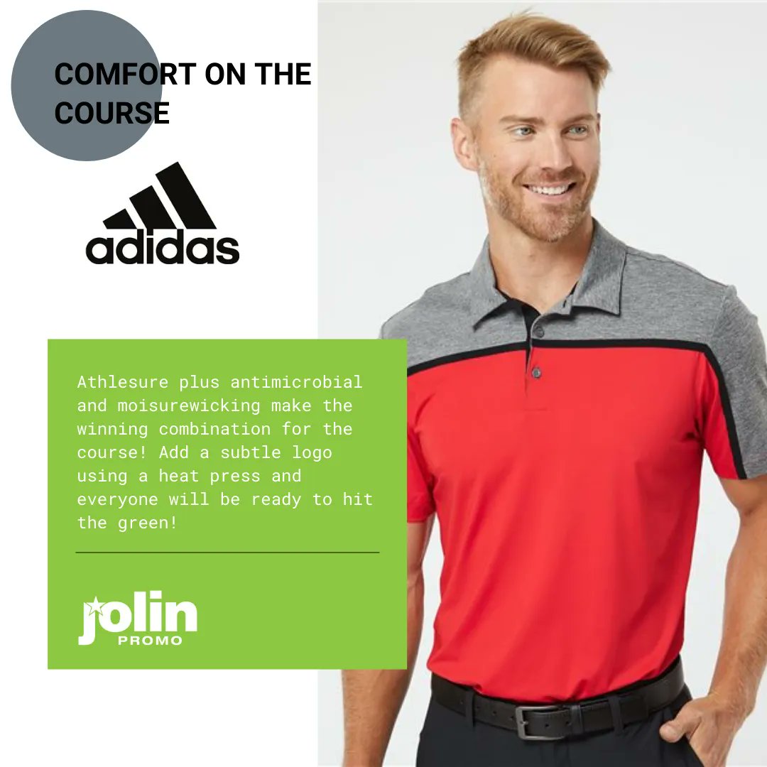 Athleisure is still going strong as a trend and what better way to outfit your team than in a style they can be comfortable within the office, at home, on the course, or coaching little league?