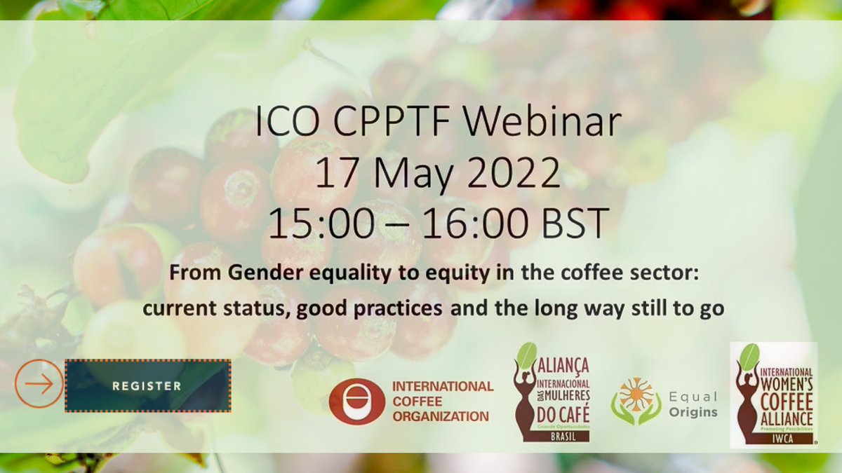 A recording of the panel discussion about gender equity in the coffee sector with IWCA Global, <a href="/ICOCoffeeOrg/">International Coffee Organization (ICO)</a> IWCA Brazil, and <a href="/EqualOrigins/">EqualOrigins</a> is now available online ow.ly/pjwo50JeCou