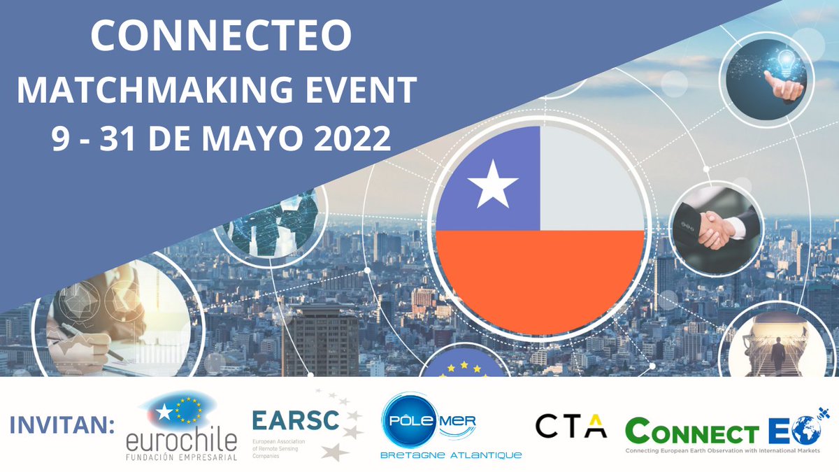 ¡No pierdas la oportunidad de participar en la rueda de negocios ConnectEO Matchmaking Event!  📅Fecha del 9-31 de mayo 202
Para participar de la rueda de negocios, debe registrarse en el siguiente link: next.brella.io/join/DA1CTG