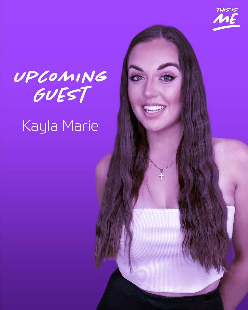 Upcoming Guest… @bb_KaylaMarie 

Kayla, a social media influencer, suffered with an eating disorder as a teenager and this led to anxiety and depression. She will share with us her experiences of that and how this impacts her today.
