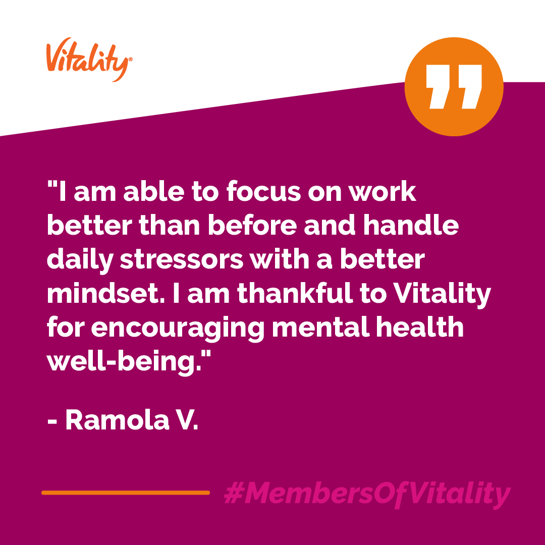 PowerOfVitality's tweet photo. While no one can eliminate stress entirely, there are things you can do to manage stressors and keep it from affecting your health. Consider incorporating these strategies into your daily life https://t.co/UvK19M5AXs π #VitalityBlog #MembersOfVitality #MentalHealthAwarenessMonth https://t.co/wNOllPUvfz