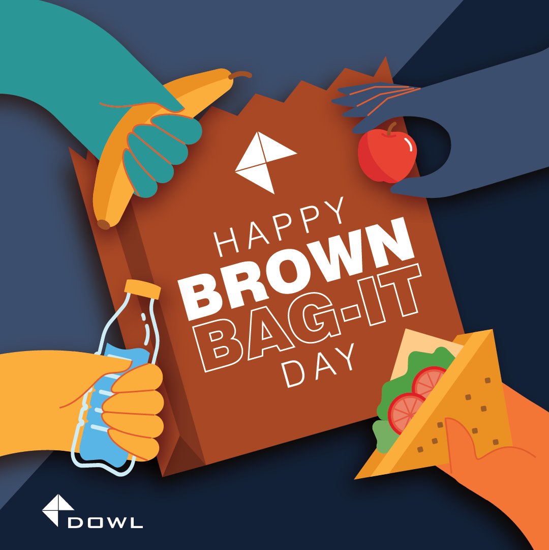 Join us tomorrow in celebrating #NationalBrownBagItDay by enjoying a homemade lunch rather than eating out. Bringing your lunch from home can save you money, gives you the ability to make healthier choices, and as a bonus, it’s better for the environment. It’s a win-win!