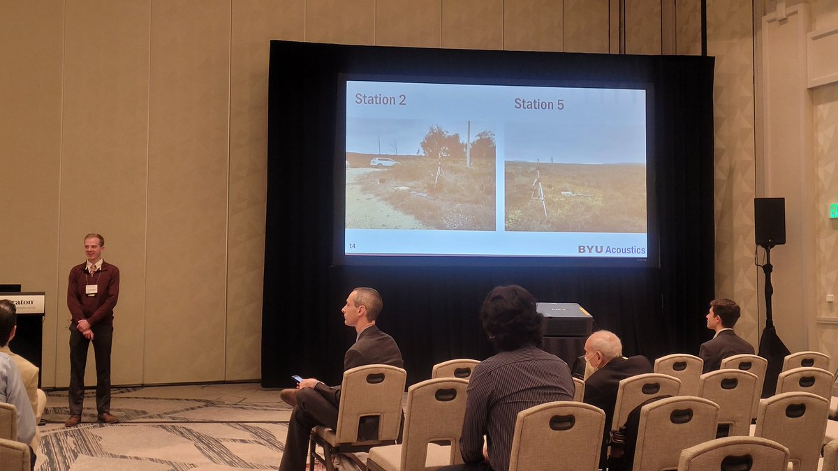 <a href="/CarsonCunning3/">Carson Cunningham</a> presented his analysis of the #noise from the <a href="/ulalaunch/">ULA</a> Altas V launch of the <a href="/NASA/">NASA</a> Landsat 9 satellite. #ASA182 
#PASCAL