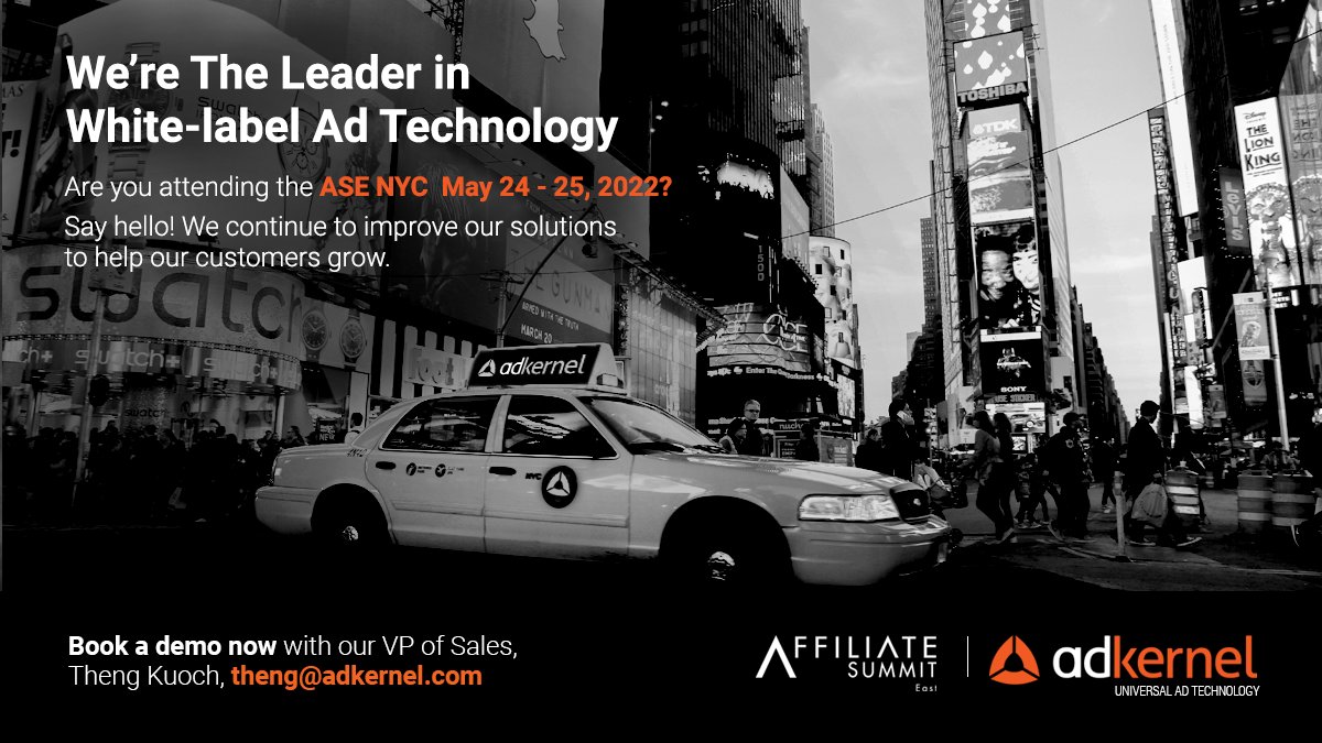 adkernel's tweet image. We’re the leader in White-Label Ad Technology.  Adkernel can provide you with every bit of technology you need to execute on building your own programmatic and direct advertising ecosystem. 

Schedule a meeting with us at ASE NY!
calendly.com/theng/ase22?mo…