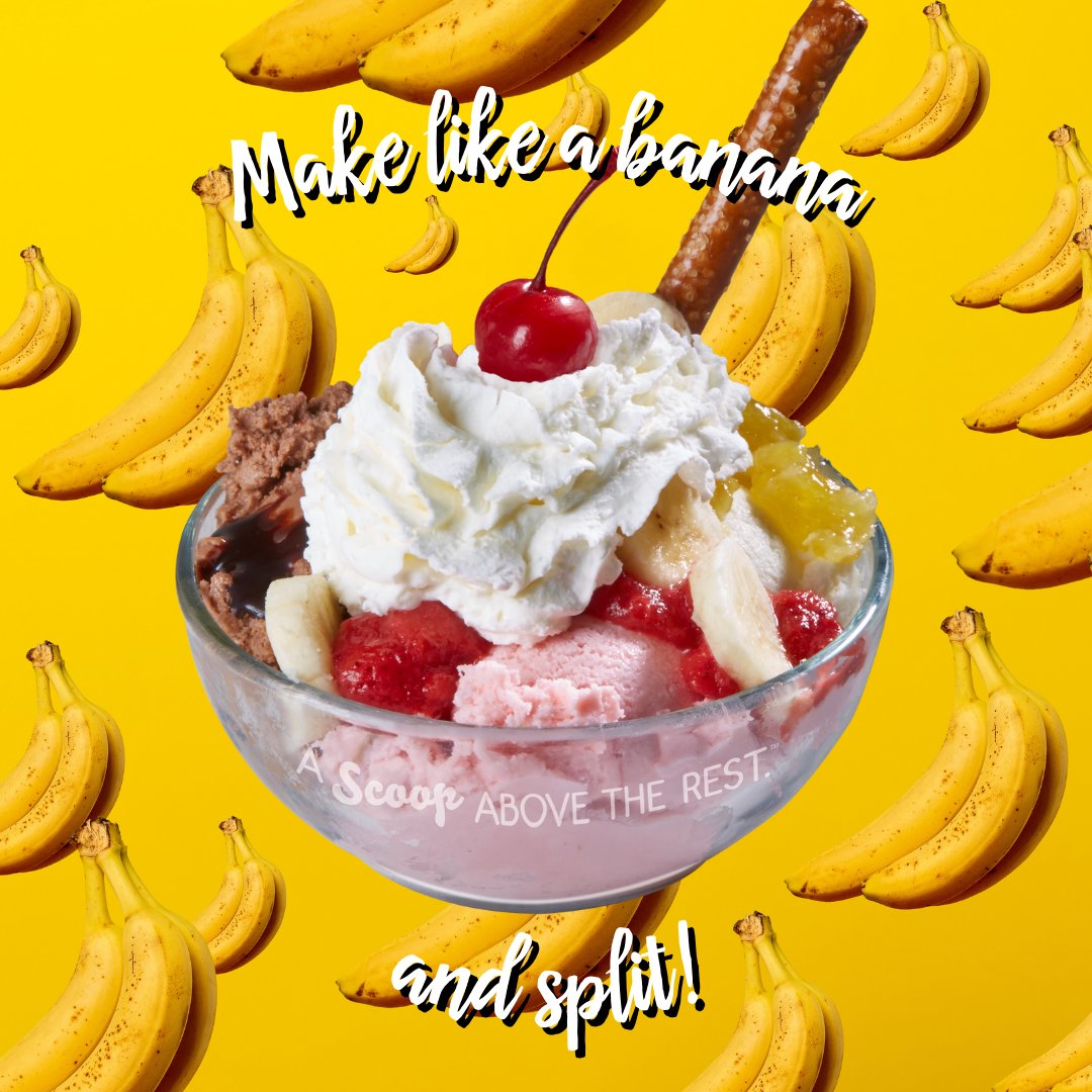 brustersvegas's tweet photo. We've got ice cream AND jokes 🍌

#brustersicecream #brusters #brustersrealicecream #brusterslasvegas #lasvegaseats #lasvegasicecream #nowhiring #cowtocone #artisanicecream #nowopen #jobopportunities #joinourteam https://t.co/98TTvdoA14
