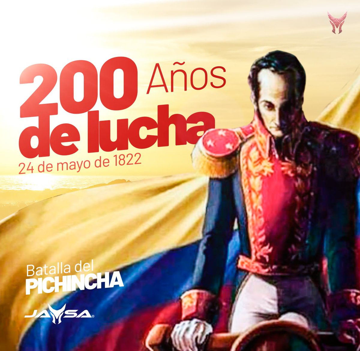 jasa_evolution's tweet photo. 200 años de Lucha 🤝

"BATALLA DEL PICHINCHA"

#JasaEvolution https://t.co/zGaN9l5j6p
