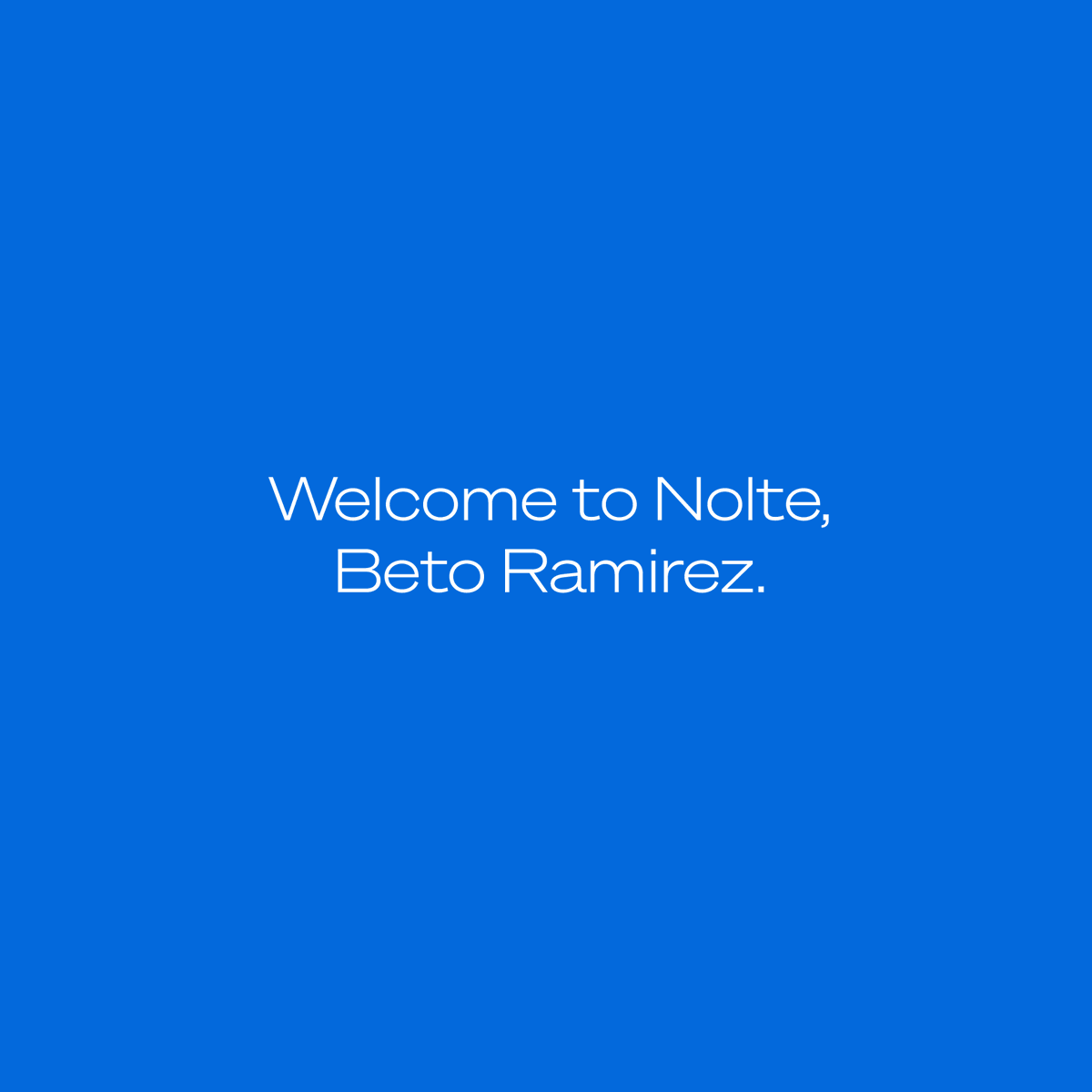 Meet Beto, he arrived at Nolte this week, and will be our new Sr. Talent Acquisition Manager. He loves movies, books, video games, and playing music. He wants to continue learning about technology and its opportunities. Welcome, Beto! #nolte #talent #manager #nolteños