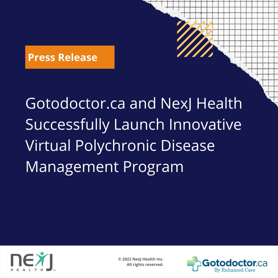 NexJHealth's tweet photo. NexJ Health is pleased to announce the successful launch of the https://t.co/XPwD15tZ9y program delivered in partnership with https://t.co/IV6tIVjt0X. Read the press release here: https://t.co/Sx9Pf59e8B #NexJHealth #NexJConnectedWellness #Gotodoctor https://t.co/beLqrnTfGd