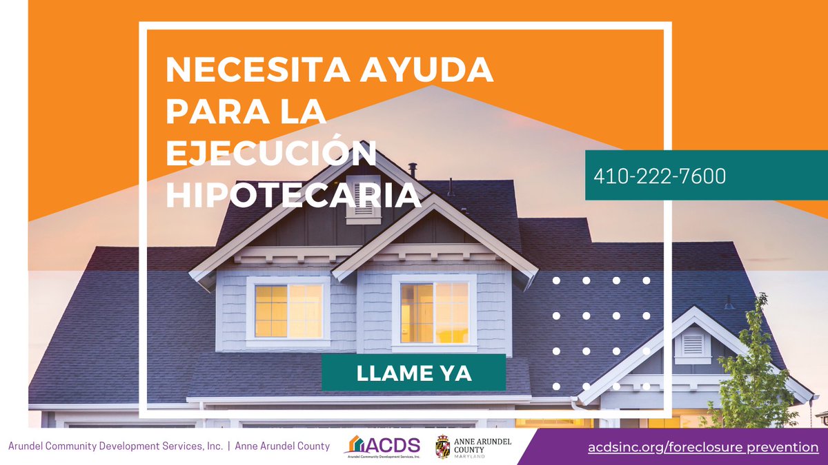 ¿Te preocupa hacer el pago de tu hipoteca este mes? <a href="/ACDSinc/">ACDS</a> tiene consejeros experimentados listos para ayudar a los propietarios de viviendas con dificultades. ¡Este servicio es GRATIS! No espere un aviso de ejecución hipotecaria. Más información: acdsinc.org/foreclosure-pr…