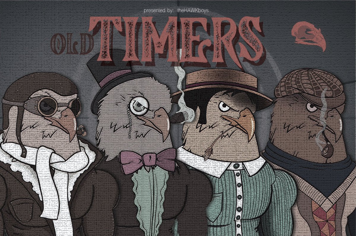Pipe ✔️ Monocle ✔️ Top Hat ✔️ 
Knitted Sweater Vest ✔️  Class ✔️ 
.
The Old Timers helped train #theHAWKboys Destroyers to protect and defend the NEST.  More coming soon!
.

#nfts #nft #nftart #nftcommunity #nftcollector #nftartist #cryptoart #digitalart #art #crypto #ethereum