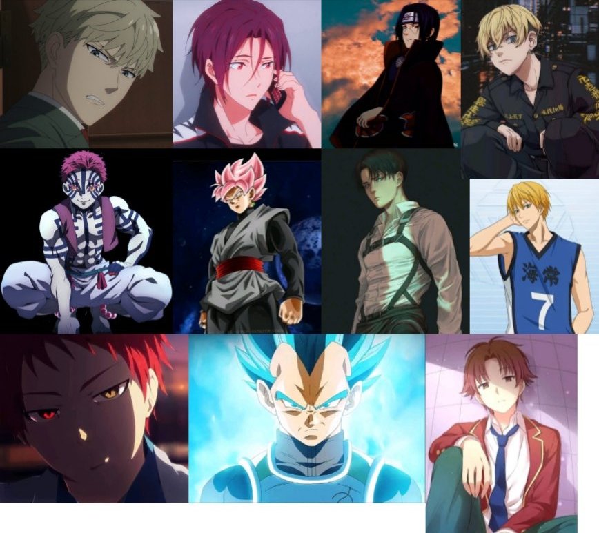 SgDaviid's tweet photo. @crunchyroll_la @crunchyroll_la Pt1 👀 XD
1-Twiligh.
2-Rin.
3-Itachi.
4-Chifuyu.
5-Akaza.
6-BlackGoku.
7-Levi.
8-Kise.
9-Akashi.
10-Vegeta.
11-Ayanokoji. https://t.co/9KCsZU06SF