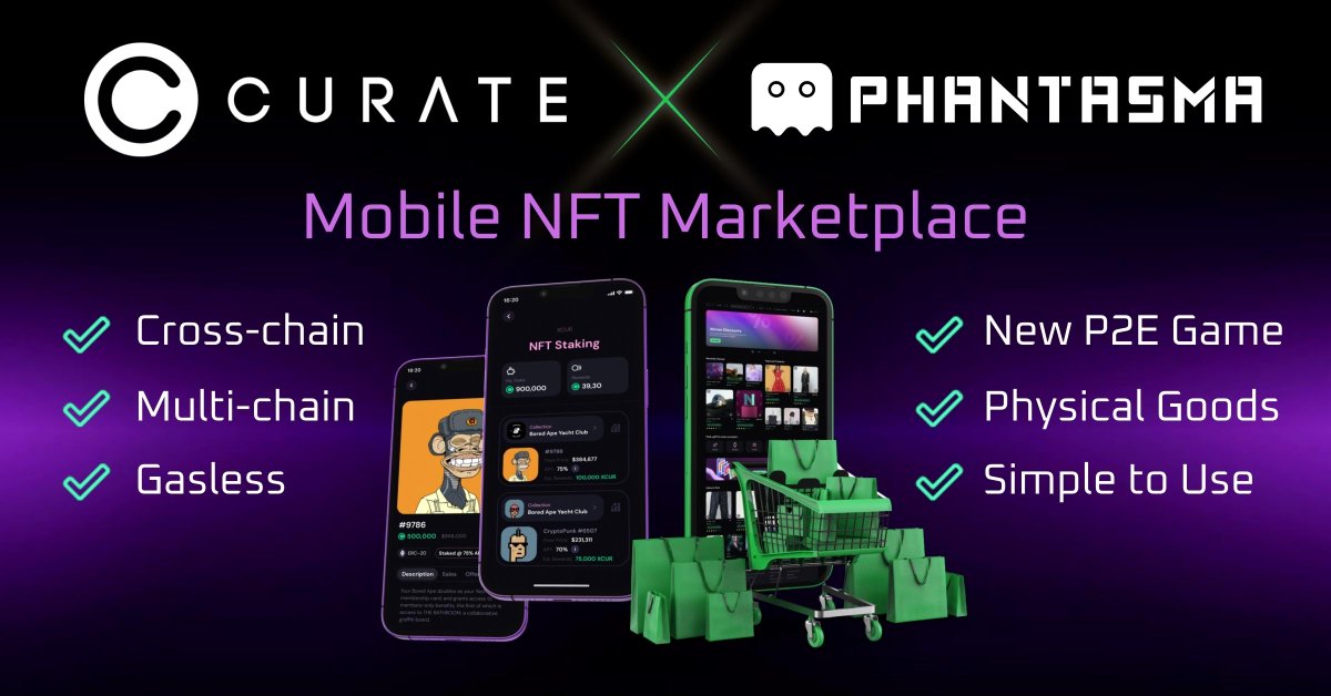 Phantasma and Curate – Ready to Expand Smart NFT Technology

@curateproject has joined Phantasma for an exciting new marketplace!

Read Full Details --> phantasma.io/phantasma-and-…

#Smartnfts #nftmarkeplace #blockchain $SOUL $KCAL