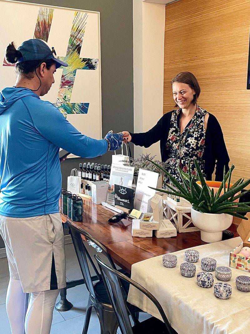 buromiami's tweet photo. Last week's Wellness Wednesday event at Büro SoBe was a success! 🌟 We'd like to give a very special thank you to Attunergy for joining us and showcasing their products.
#burosobe #worknetworkthrive https://t.co/lGF842VFvp