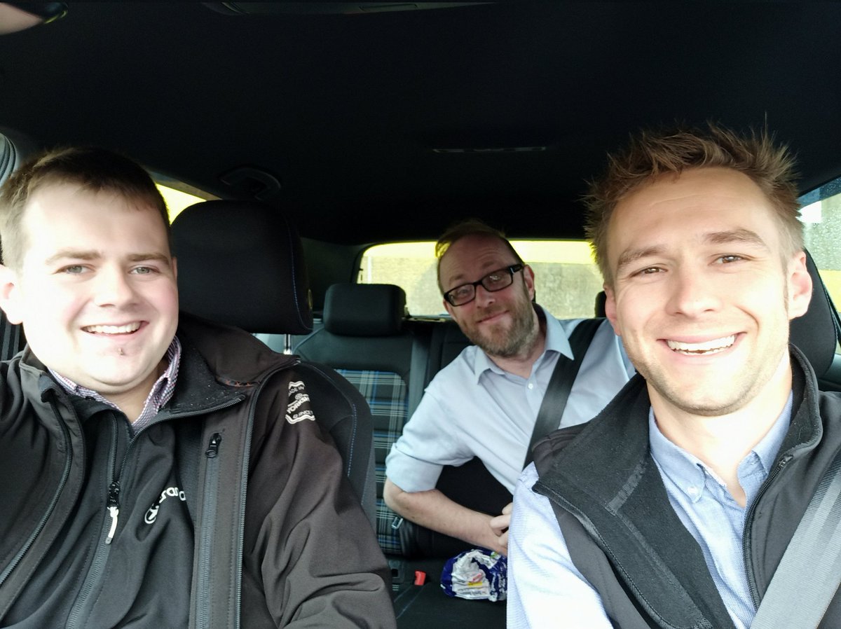 Car share in full flow today with both <a href="/4cryingoutloud/">Rebekah Harrington</a> and <a href="/Mattburley2/">Matt Burley</a> partaking today.