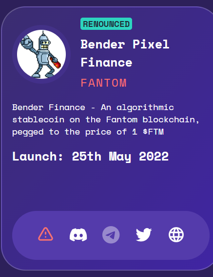 Bender Pixel Finance tweet media