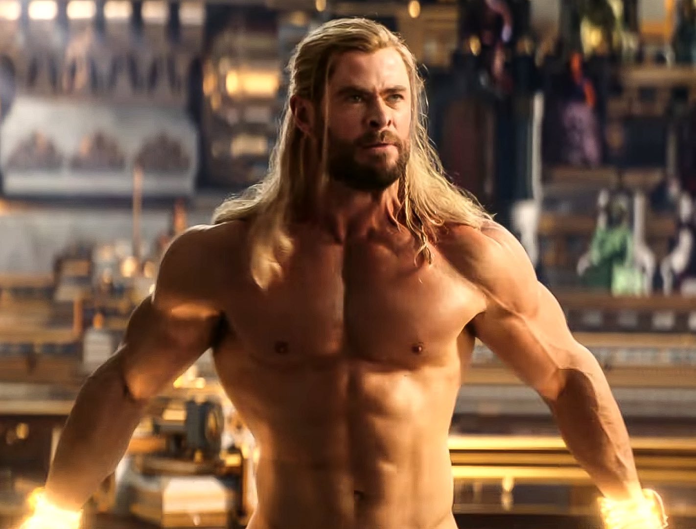 Chris hemsworth sem camisa