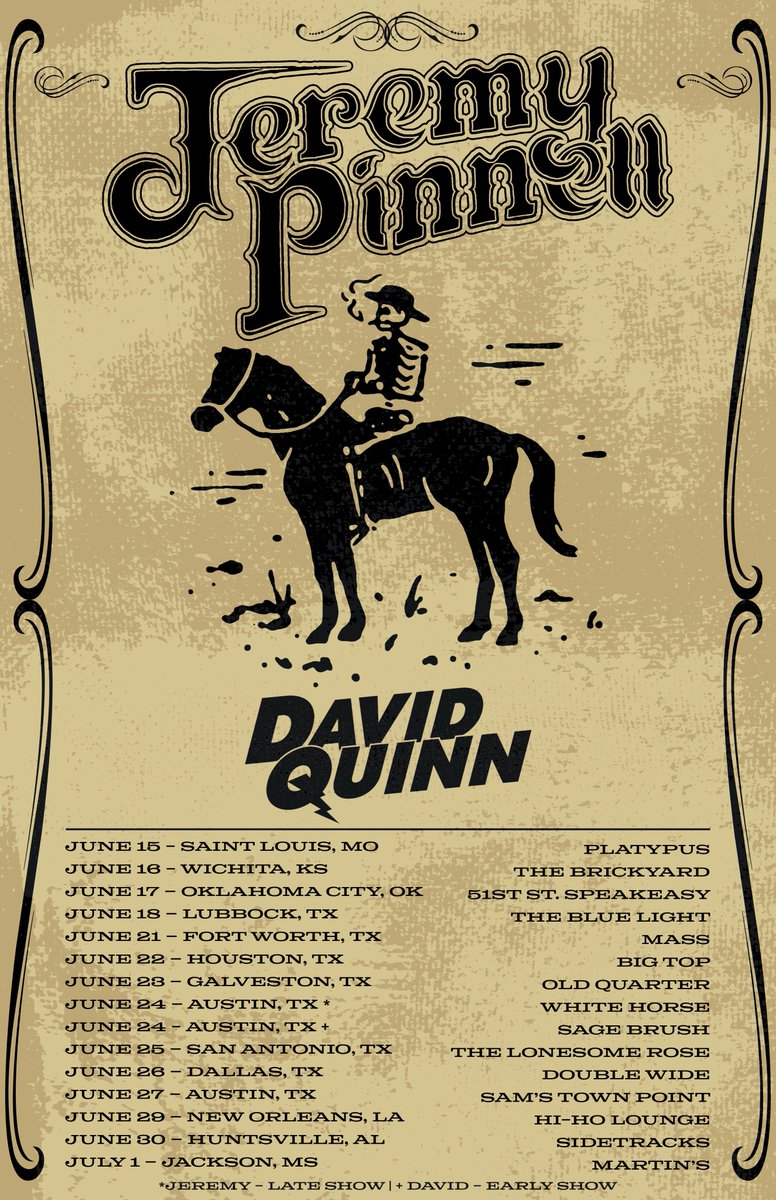 SofaBurnRecords's tweet photo. @pinnell_jeremy is hitting the road and teaming up with @DavidQuinnBand for a few shows, ticket links in our bio!
#jeremypinnell #davidquinn #sofaburnrecords #independentartist #independentlabel #countrymusic #goodbyela #ontour https://t.co/2RVjBq2rGO