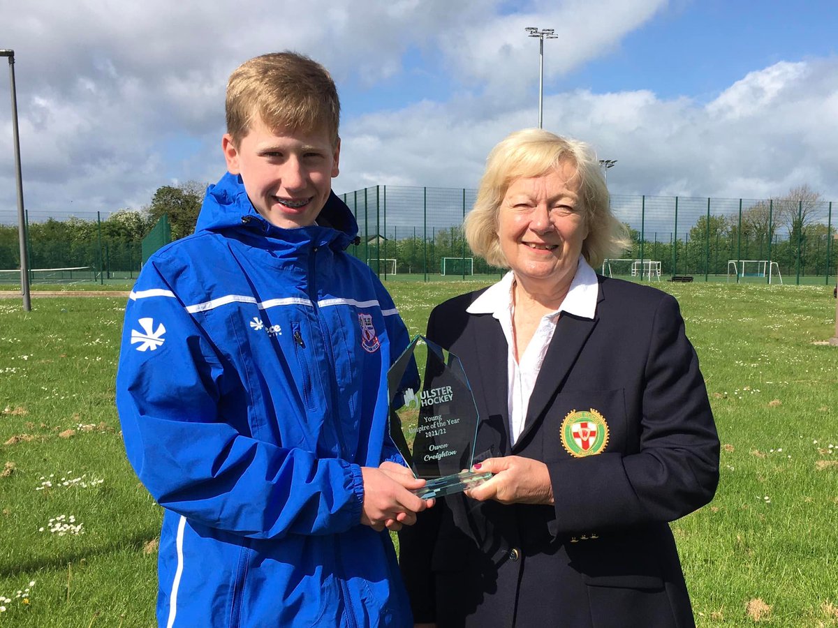 👏 Our Young Umpire of the Year is Owen Creighton 🏆
Owen has umpired for <a href="/antrimhc/">Antrim Hockey Club</a> at Junior blitz’s, U15 matches and Junior league Men's matches throughout the season.

Congratulations to Owen and thank you to all our nominees 🙌