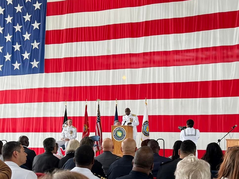 Sdmac_Official's tweet photo. Yesterday, #SDMAC joined the entire San Diego #military community to honor RDML Barnett for his excellent leadership as #Commander, Navy Region SW, @CNICHQ and welcome RDML Rosen as our new "Navy Mayor". 
Story at @sdut> https://t.co/PqNwNqIzS4
@USNavy
@USNavyCNO
 #SDMilitary https://t.co/n0lo6qt41i