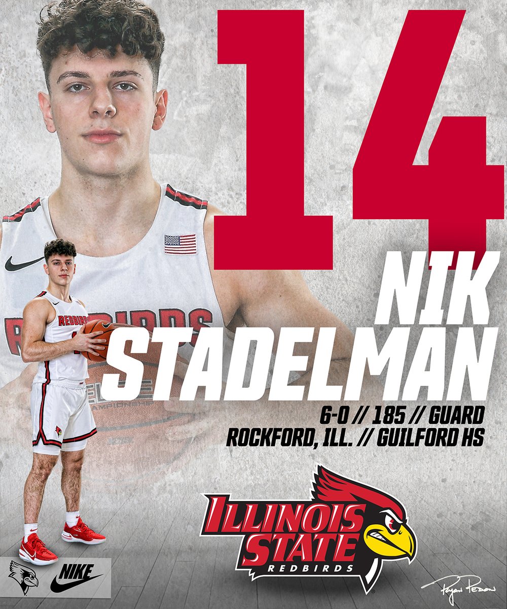 <a href="/LukeKasubke/">Luke Kasubke</a> <a href="/Malachipp11/">Malachi Poindexter</a> <a href="/Sen_13_/">1000 🇱🇺🇯🇵</a> <a href="/alston_andrews/">♠️</a> <a href="/IamDarius10/">Darius Burford</a> <a href="/mcchesney_liam/">Liam McChesney</a> Wearing 1⃣4⃣ for the third consecutive season is guard Nik Stadelman.

Nik has played in 12 games during his #REDBIRDhoops career with four assists.

Give Nik a follow on his social media accounts:
Twitter: <a href="/NikStadelman/">Nik Stadelman</a>
Instagram: nikstadelman