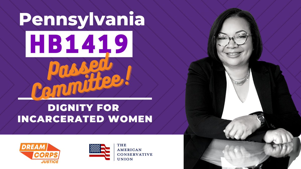 This is a big step in demanding dignity for incarcerated women, but we’re not there yet. We need your action to encourage Pennsylvania legislators to pass the bill. Sign our petition today: thedreamcorps.org/update/dignity… @ACUFforJustice and @ArdellasHouse
