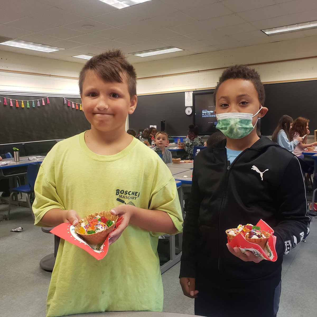 Ice Cream Party! <a href="/AmeliaElem/">Amelia Elementary</a> #ShineYourLight