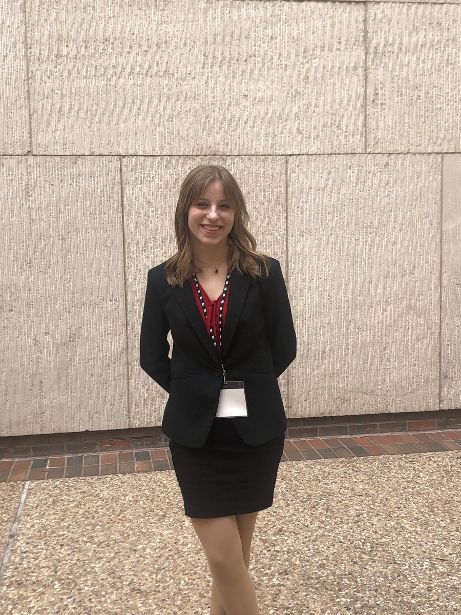 LHHS panther Proud Audrey Itz State informative Speaking ! Go Girl!