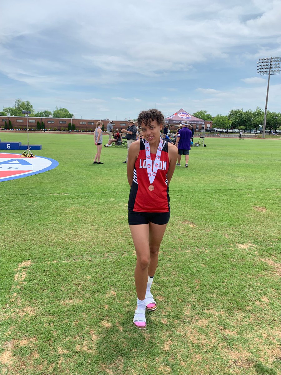 More hardware earned as Fenicia places 5th in high jump.