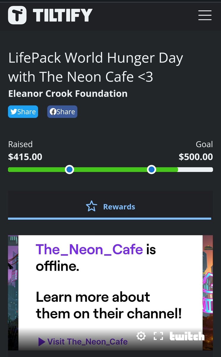 Kekivtuber's tweet photo. I want to share this success the neon cafe had in raising funds for @lifepacksaves world hunger day 🥰🥰
We raised almost $500 in one night!
If any #Vtubers would like to get involved DM me because I am running this charity event!

The event ends June 4th but there will be more! https://t.co/ZPfkzmIu73