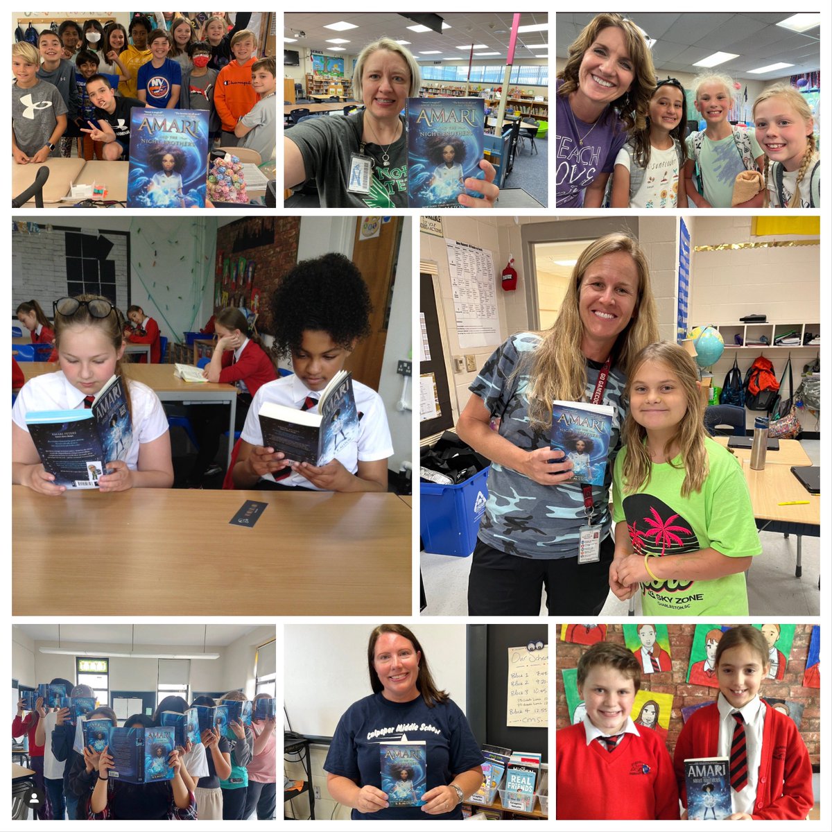 Sharing Amari with teachers and students is my favorite thing! 📚❤️