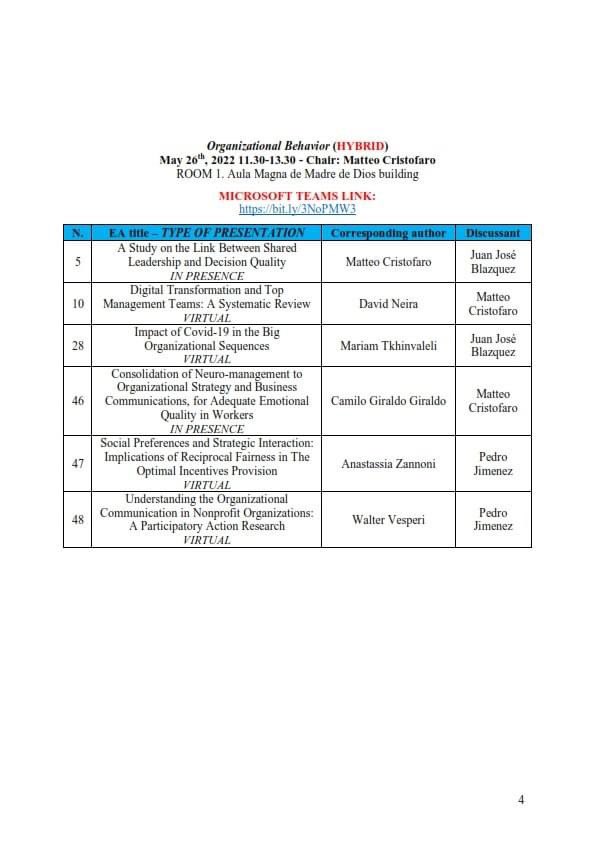 The final version of the conference program is ready!!!