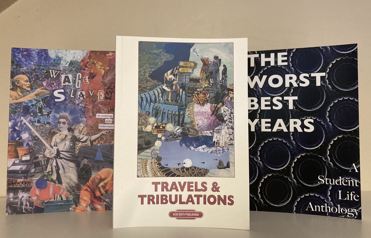 AcidBathPub's tweet image. Just 1 week left to get our amazing #books #OnSale at acidbathpublishing.com/shop 📚

TRAVELS &amp;amp; TRIBULATIONS/WORST BEST YEARS➡️ £6

WAGE SLAVES➡️ £4.50

Celebrate our 2nd anniversary with us &amp;amp; enjoy some of the best Corrosive #Fiction &amp;amp; #Poetry #published by us over the last 2 years!