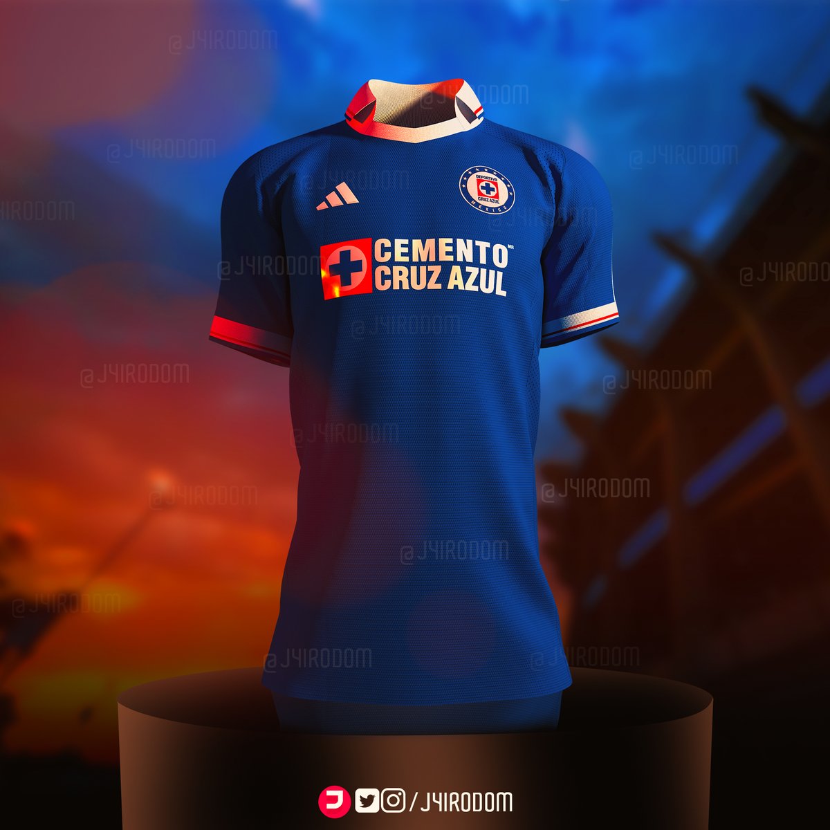 J4IRODOM's tweet image. 🔹🚂Cruz Azul X Adidas Concept ///