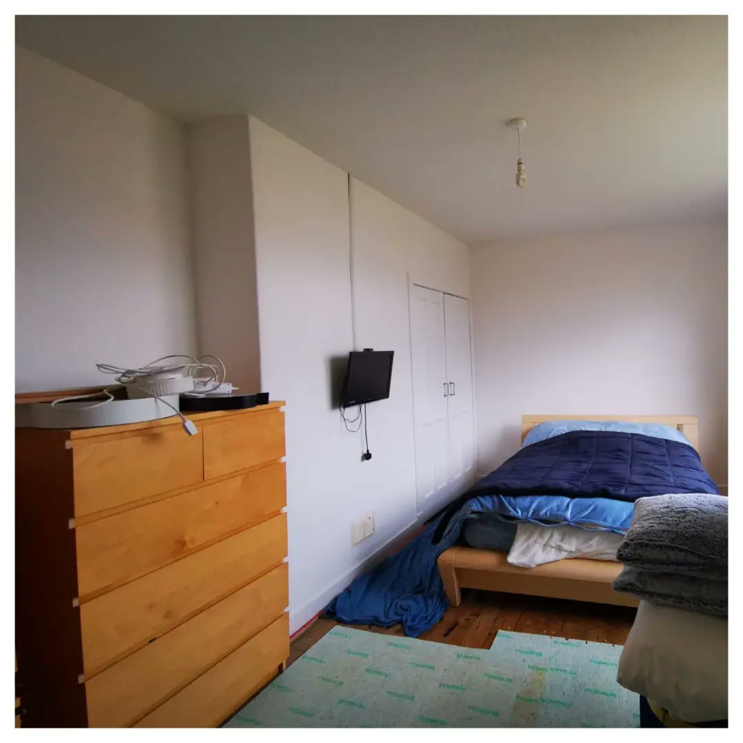 GeerafDecorator's tweet image. 🎨Another remake of whole property🎨

🖍️New fresh look with all walls, doors and windows repainted mainly in Brilliant White and Polished Pebble from @duluxuk 🖍️