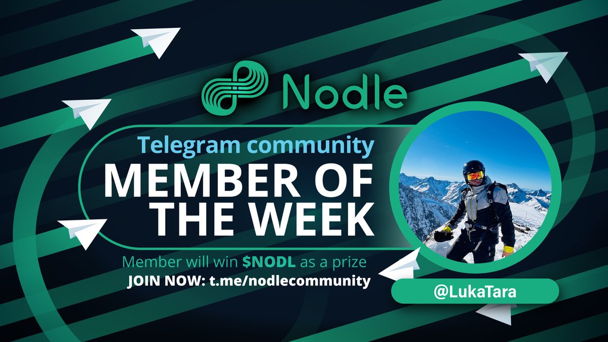 Only a few days left to enter for a chance to #win up to 500 $NODL. A new winner will be chosen every week through July 1. Enter here: bit.ly/NodleContestRu…

Last week we announced the first winner. This week we will choose TWO winners (250 $NODL &amp; 500 $NODL)! Will it be you?