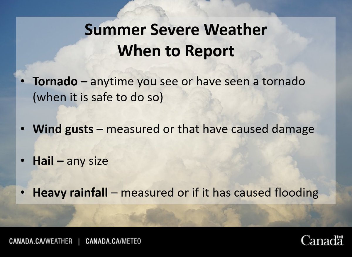 ECCCWeatherAB's tweet image. Summer severe weather season is here!
If you see severe weather & it’s safe to do so, please send reports to us by using #ABstorm or calling 1-800-239-0484.
Stay aware of alerts in your area on our WeatherCAN app, online or by following an account here: ow.ly/WgpF50JgZjW