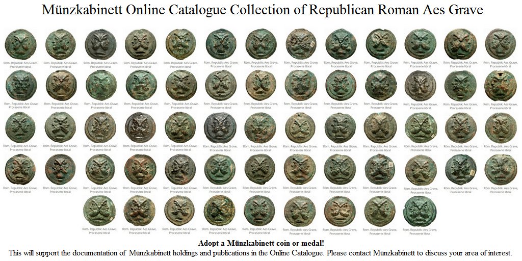 Was a #Roman Republic beard sign of slovenliness &amp; squalor? Each subtle Janus beard type (long or flowing, short or cropped), in the #Münzkabinett collection of ancient Roman aes grave bronze coins, appear to dignify, compliment &amp; even flatter his decorum. ikmk.smb.museum/home