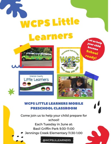 This summer, you will see the Warren County Public Schools’ Little Learners bus out in the community providing instruction to our youngest learners! (1/2)
