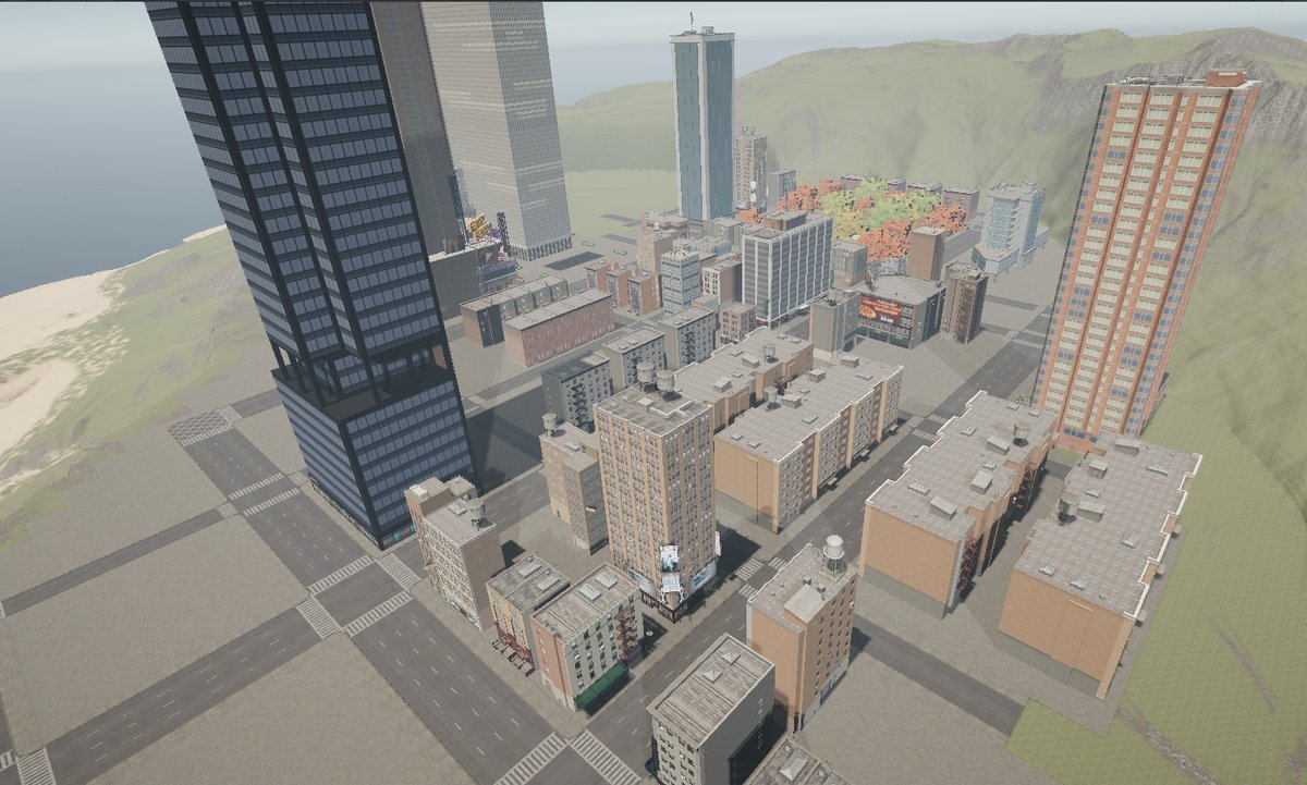 survivalstrike's tweet photo. Big City!  From what it was, to now. #indiegame #indiegamedev #indiedev #solodev https://t.co/as3gpQx4IJ