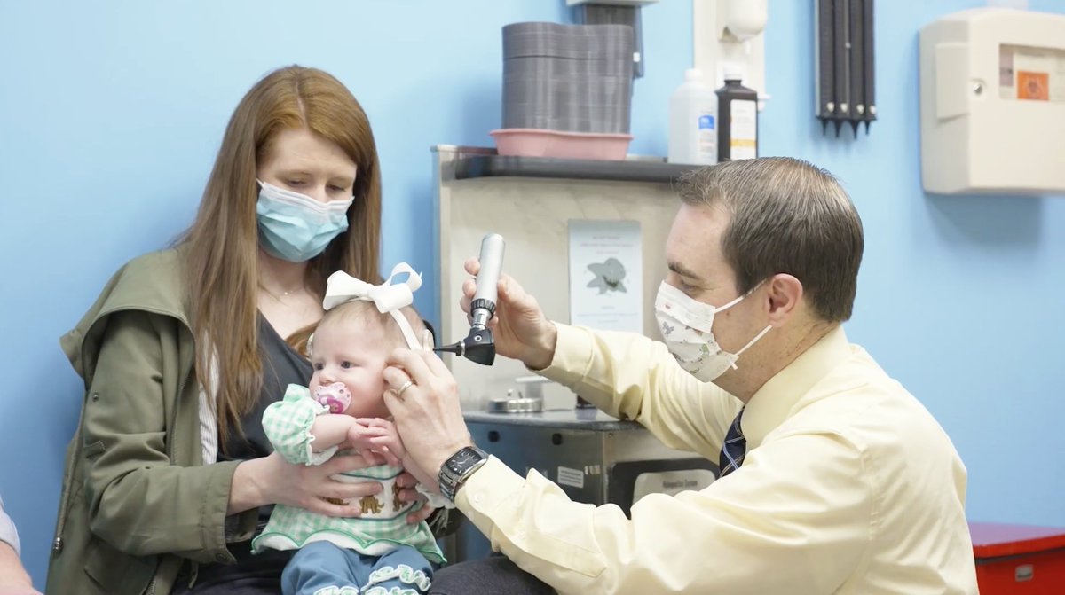 WOW! 😍 Recently, Dr. Joshua Wood performed cochlear implant surgery on the youngest patient ever! We're so proud to be a part of Eleanor Nolen's story of hearing loss and life-changing treatment 💚 <a href="/LeBonheurChild/">Le Bonheur Children's</a> 

uthscent.com/world-class-tr…