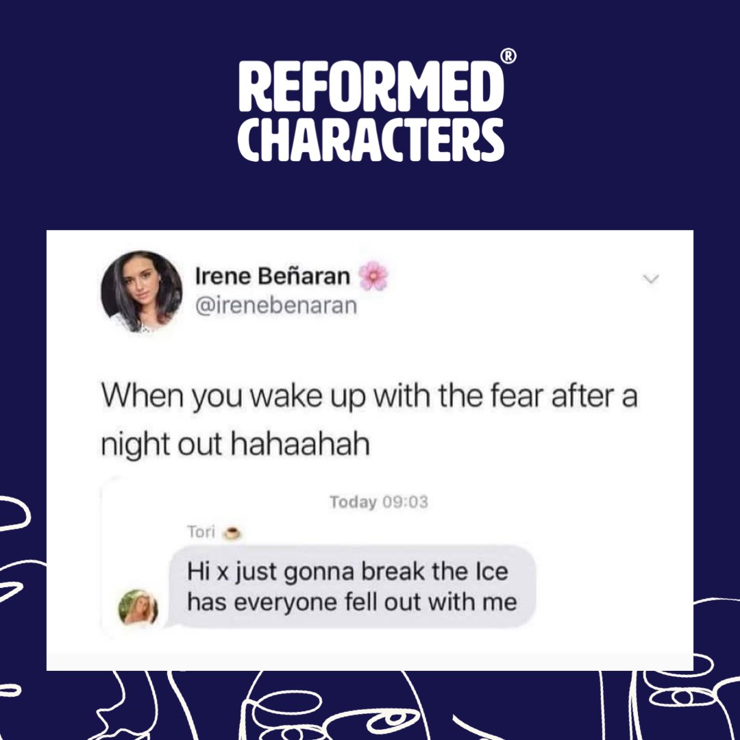drinkreformed's tweet photo. Hi x

🌀

#reformedcharacters #nonalcoholic #alcoholfree https://t.co/BYuIdn3Zw8