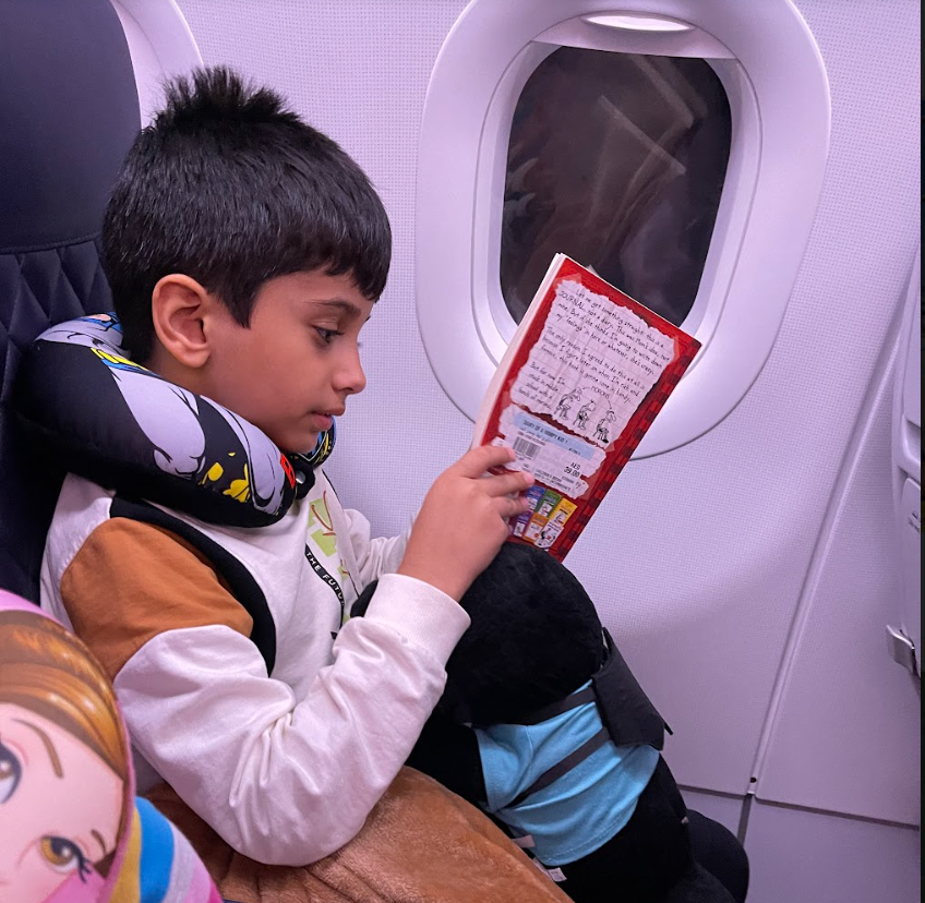 BISRDQPrimary's tweet photo. Traveling? Waiting? Going somewhere? Get reading like our #RoamingReaders did! @bisriyadh #BISRDQ @bisrlibrary https://t.co/1Zp5yfF7d3