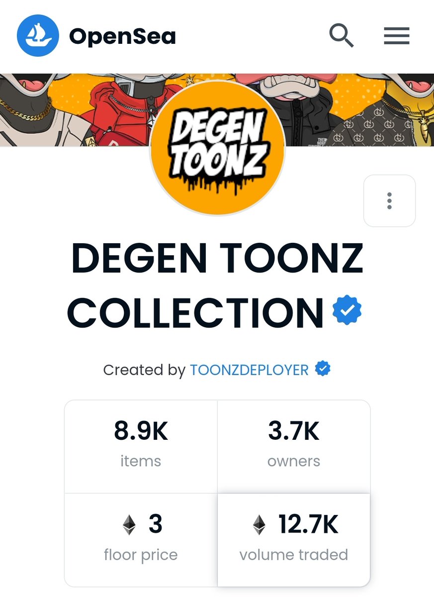 SlicK_NFT_'s tweet photo. The 3 ETH milestone has been broken... @DegenToonz
#DegenToonz #degens #3eth #moment #NFT #NFTProject #NFTCommmunity https://t.co/Ga4RhixMvk