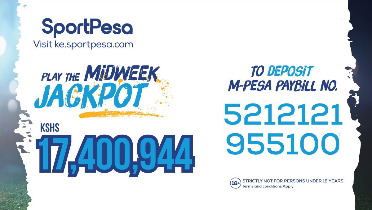 SokoAnalyst's tweet photo. #ThreadBreak Am sure you are wondering why this thread. Well, being an entrepreneur is hard & it’s good to just take a back seat & enjoy life & play some more. Some playing comes with luck & money. Like the MIDWEEK JACKPOT from @SportPesa which is at KES 17M. Imagine this win? https://t.co/Ex3yQgrRro