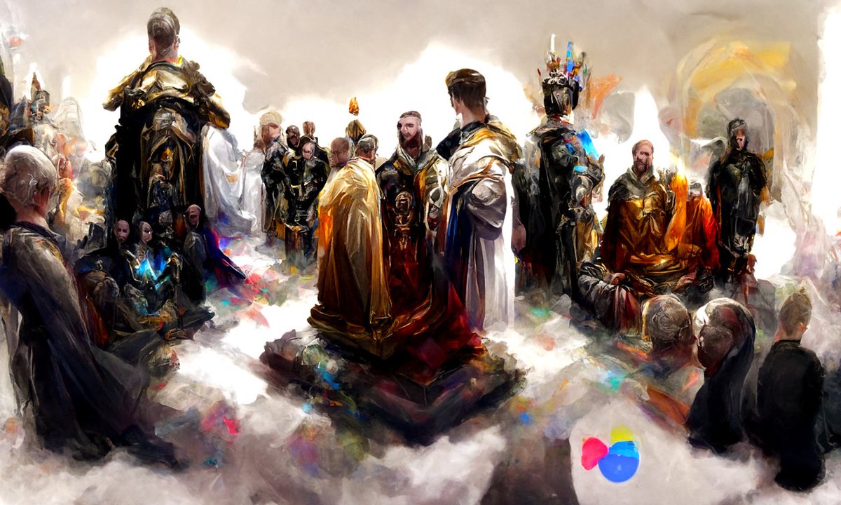 aixnary's tweet photo. The Meeting!!! #aiart #NFTCommmunity https://t.co/dEOdLWhfA8