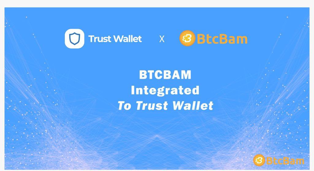 💣💣New Announcement!! 💪🏻💪🏻        #Btcbam integrated to <a href="/TrustWallet/">Trust Wallet</a> as a #BinanceSmartChain            bscscan.com/token/0x79abC7…