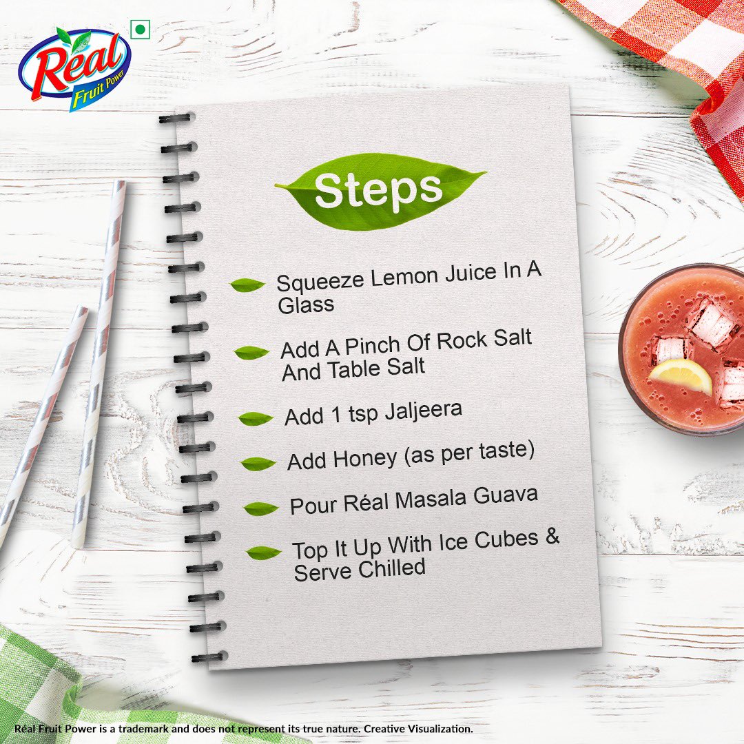 Are you even enjoying summers if you haven’t had the #Mocktail of the season? With the heat getting out of control, all that you need to do is take a chill pill with Réal Guava Mocktail! 😋

Source: bit.ly/3PHXNXW

#RealFruitGoodness #RealFruitPower #Summer #TuesdayVibe