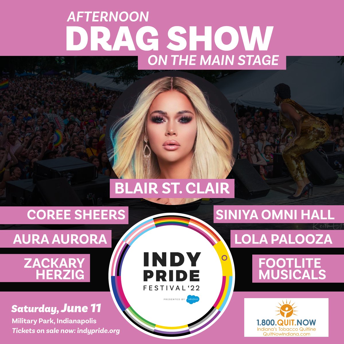 indypride's tweet photo. Check out our ✨fabulous✨drag line up for the drag shows that will be happening at this year’s Indy Pride Festival! 😍

Snag your tickets ➡️ https://t.co/F1OFvzKK6Q

#indypride22 #indypride #dragshow #rpdr #AllStars7 #indyperformers #indymusic #indymusicscene #drag #indydrag https://t.co/Yo5584HkPT